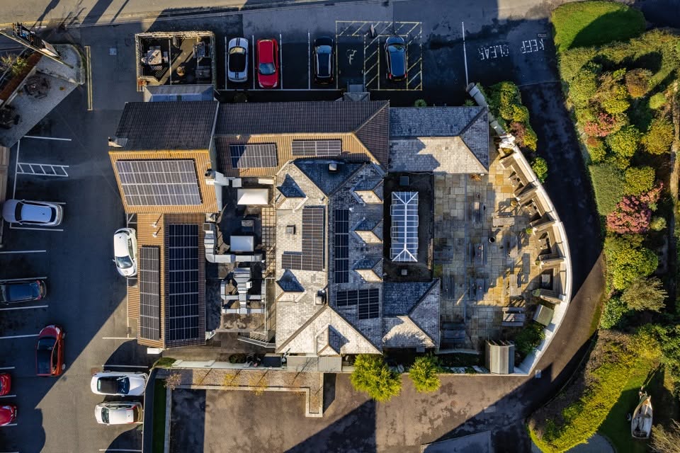 The Vic Inn from above
