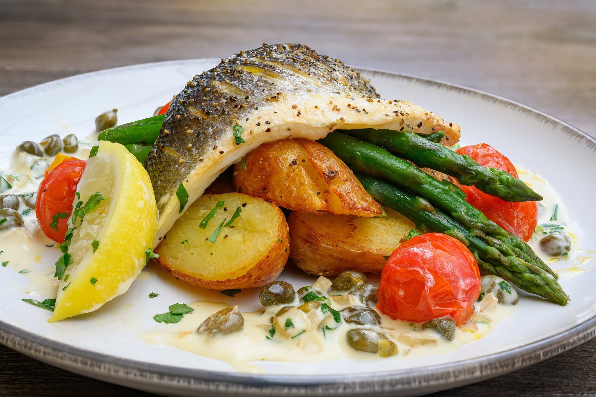 An evening dish served at The Victoria Inn